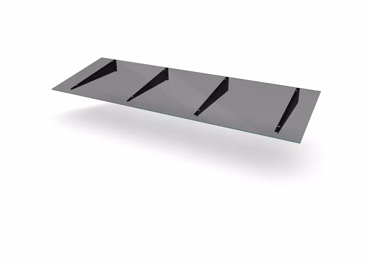 Glas Entrétak Easy Collection Flat D=800