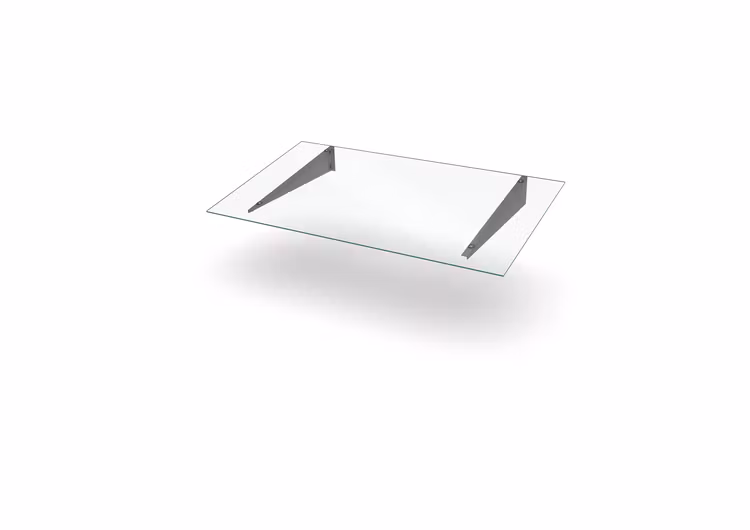 Glas Entrétak Easy Collection Flat D=800