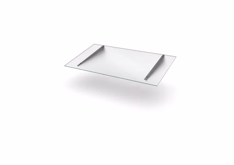 Glas Entrétak Easy Collection Flat D=800