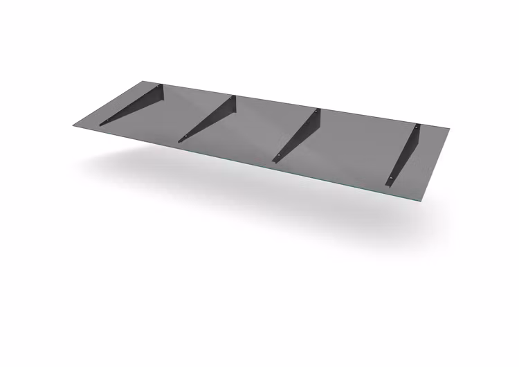 Glas Entrétak Easy Collection Flat D=800