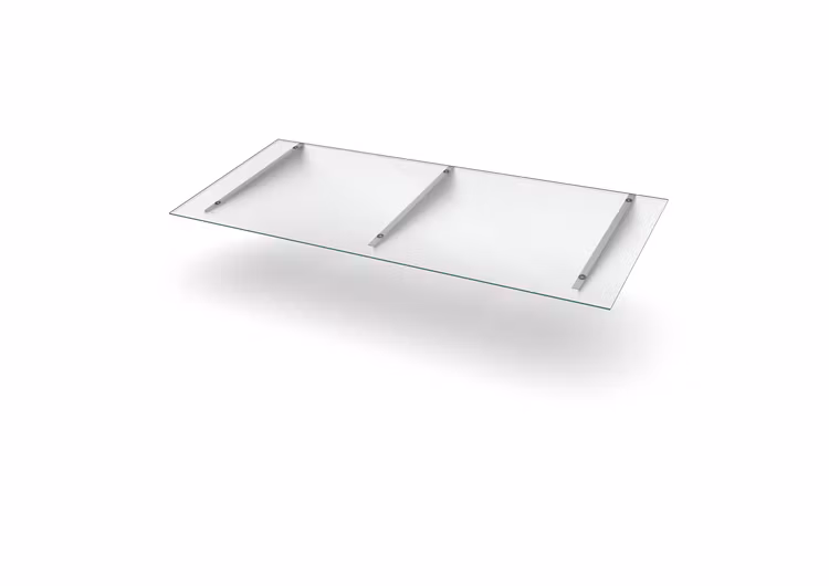 Glas Entrétak Easy Collection Flat D=800