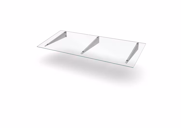 Glas Entrétak Easy Collection Flat D=800