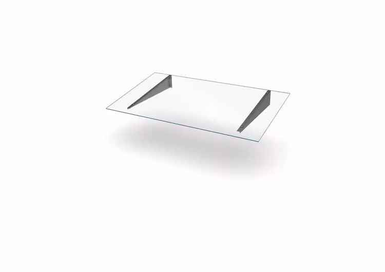 Glas Entrétak Easy Collection Flat D=800