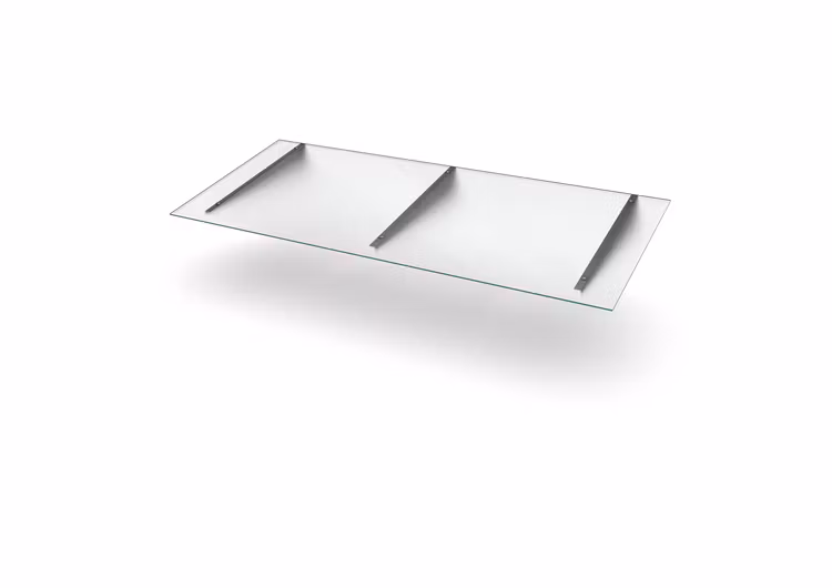 Glas Entrétak Easy Collection Flat D=800