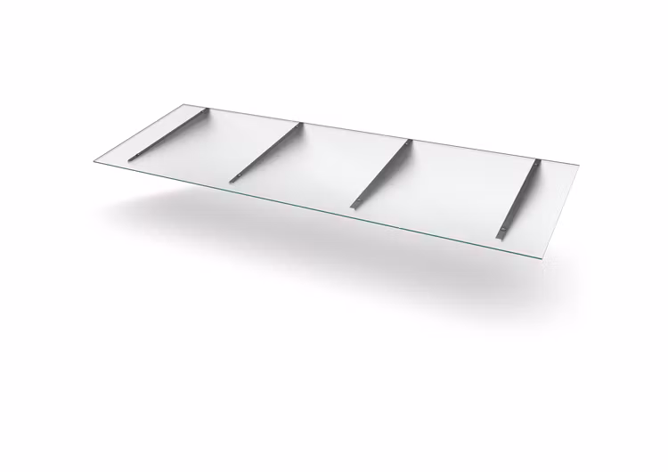 Glas Entrétak Easy Collection Flat D=800