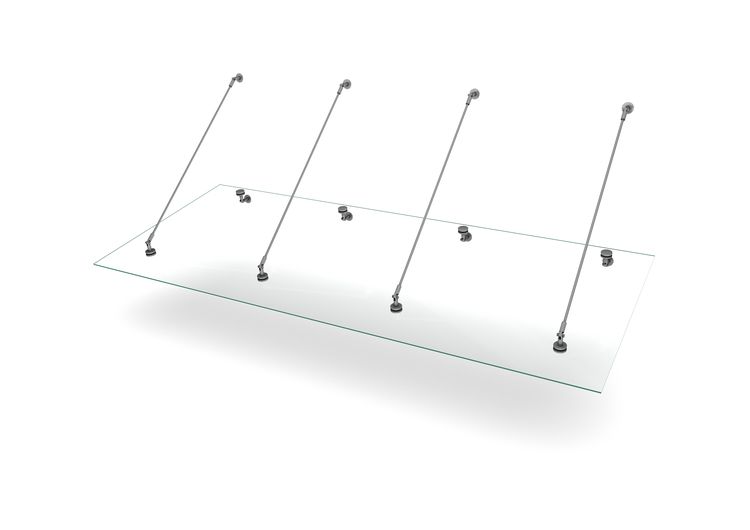 Entrétak Easy Collection Stainless Tube D=800-1200