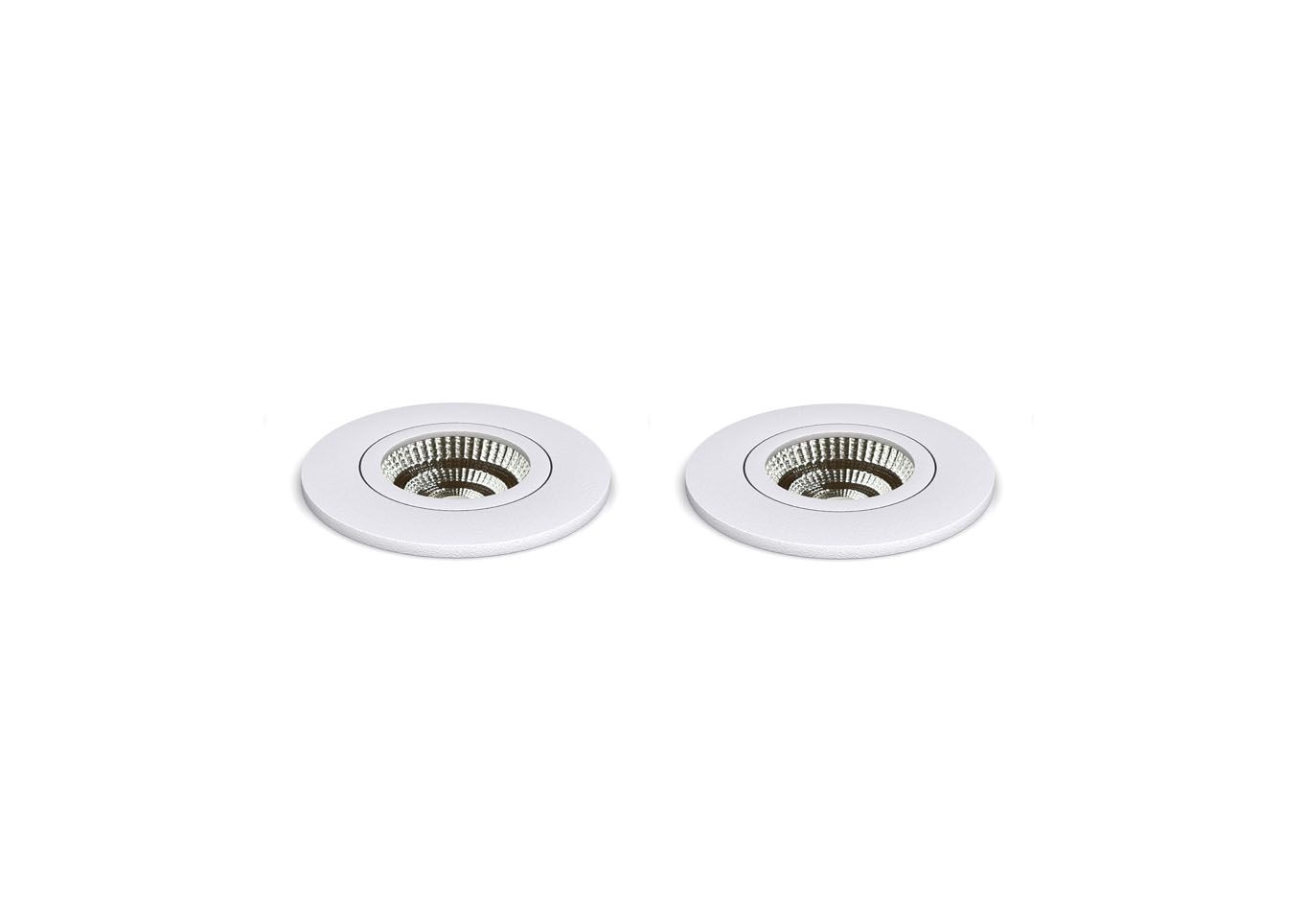 Downlight för Entretak 2-pack Vit