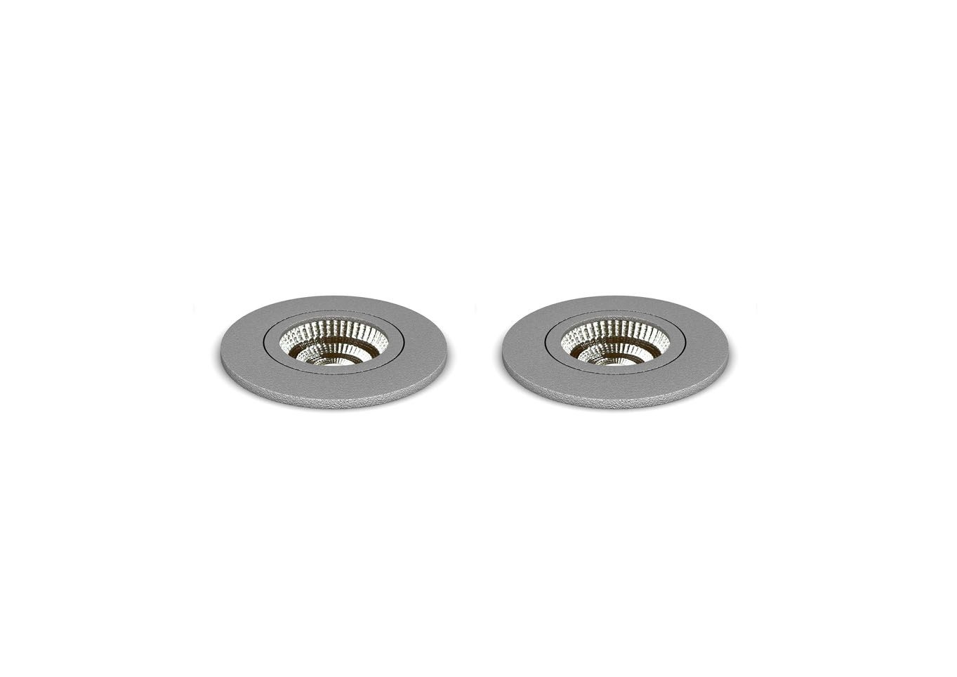 Downlight för Entretak 2-pack Silver