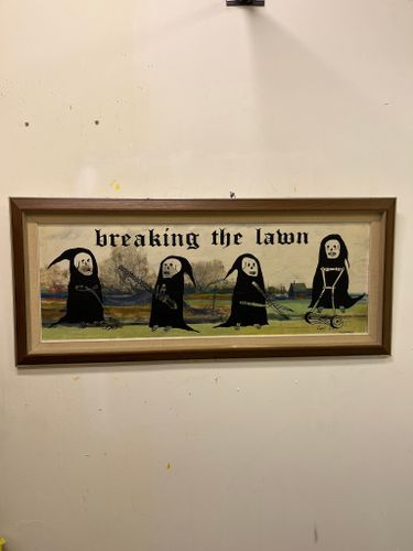 breaking the lawn