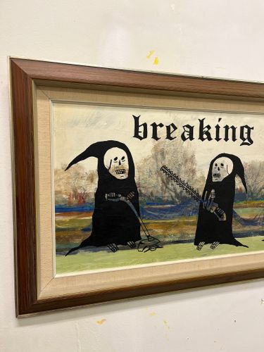 breaking the lawn