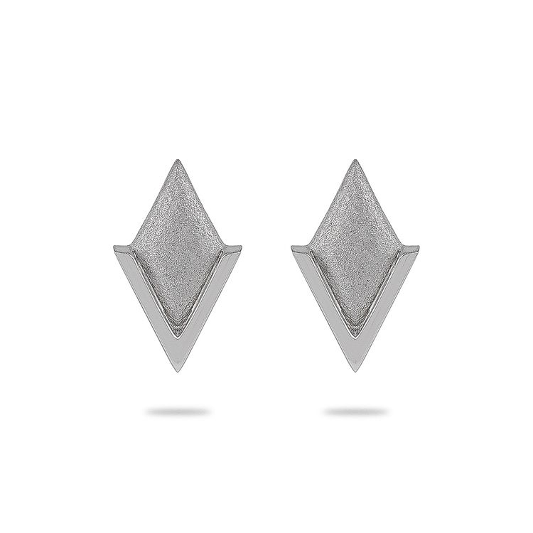 PIL. Örhängen mini, vit rhodium