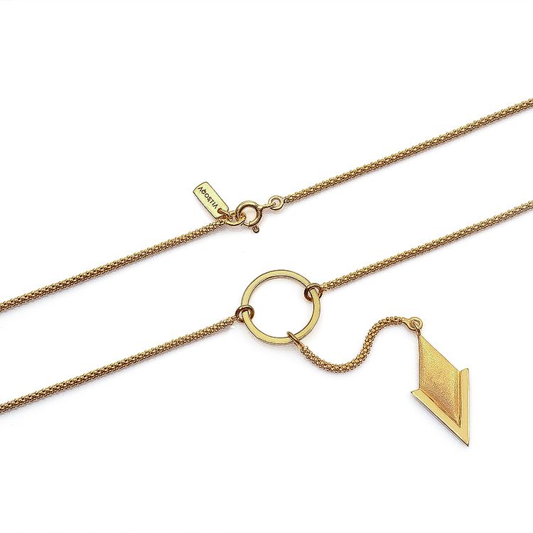 PIL. Halsband stort, guld