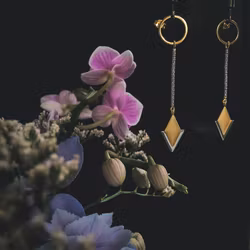 PIL. Örhängen maxi, mixade