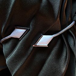 PIL. Armband stort, vit rhodium
