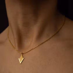 PIL. Halsband litet, guld