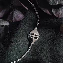 TEMPEL. Armband, vit rhodium