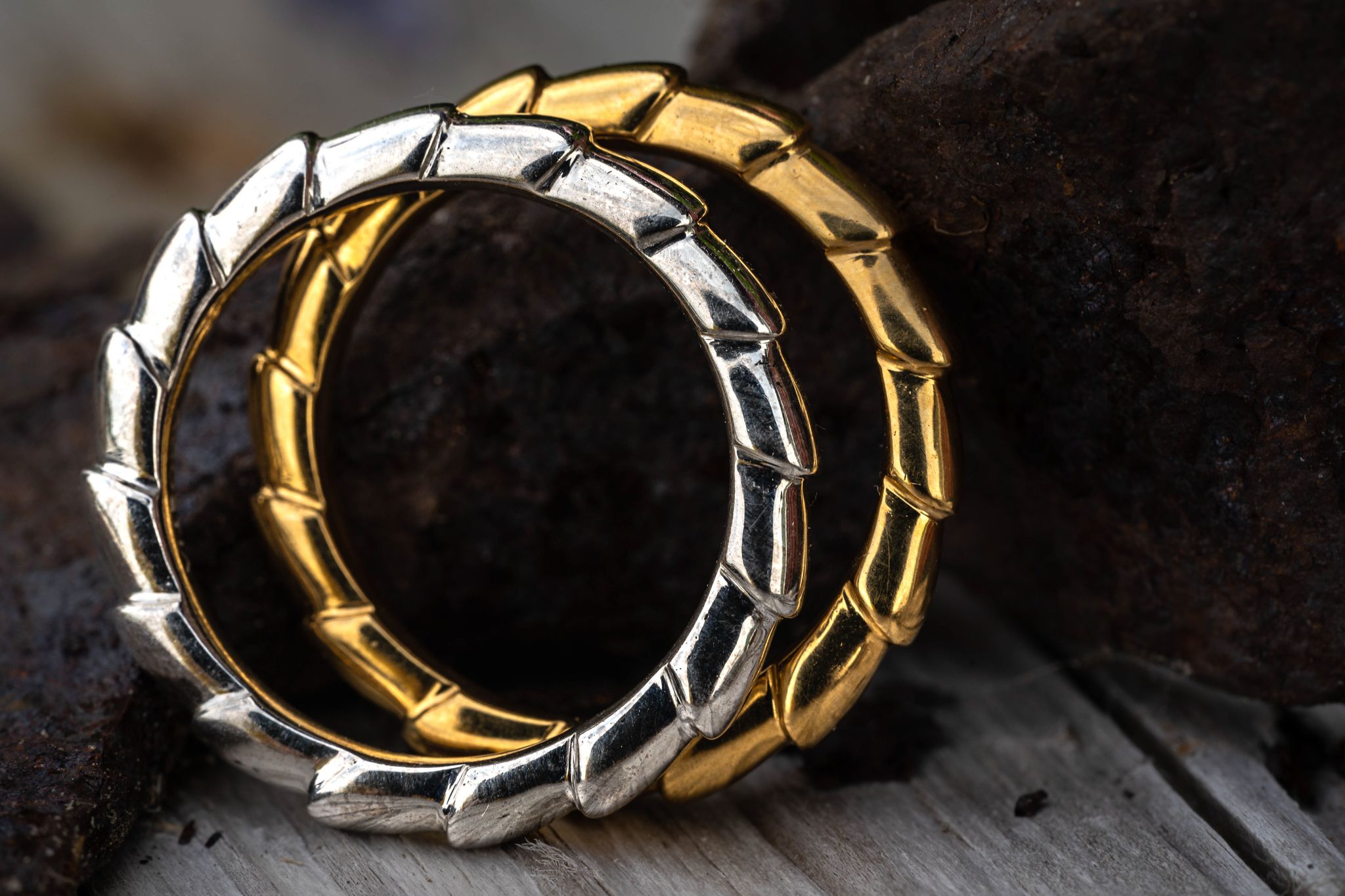 YIN & YANG. Ring, guld