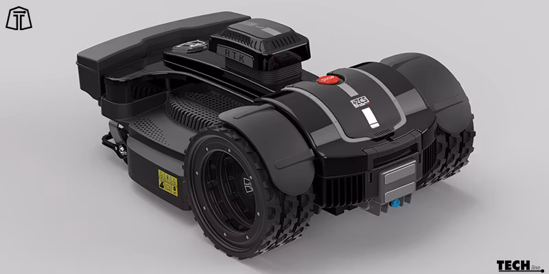 NEXTTECH L X6 U-RTK (Ultra Premium) trådlös/kabelfri robotgräsklippare, 10 000 m2