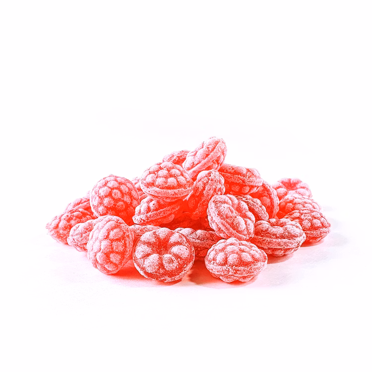 Hallonkarameller 2,5 kg