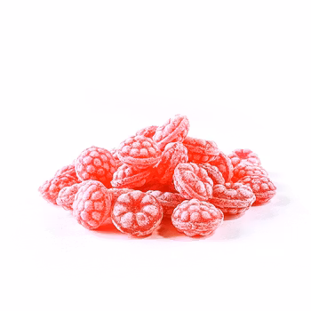Hallonkarameller 2,5 kg lösvikt