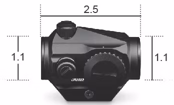 VORTEX CROSSFIRE ® RED DOT - 2 MOA Rödpunktssikte