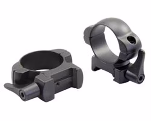 Albecom Stålringar snabbfäste 30 mm weawer, 3 höjder låg, medium och hög