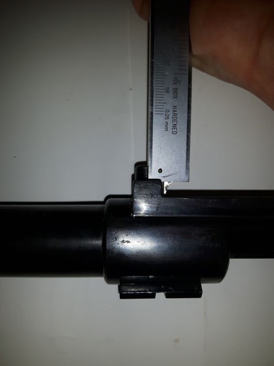 Hogue kolv anpassad för 1640 med aluminium underbeslag