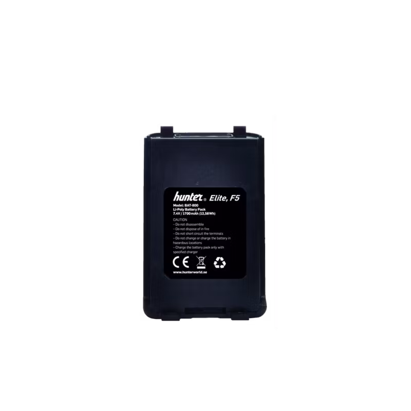 Batteri Hunter F5, E-light och Elite 1700 mAh