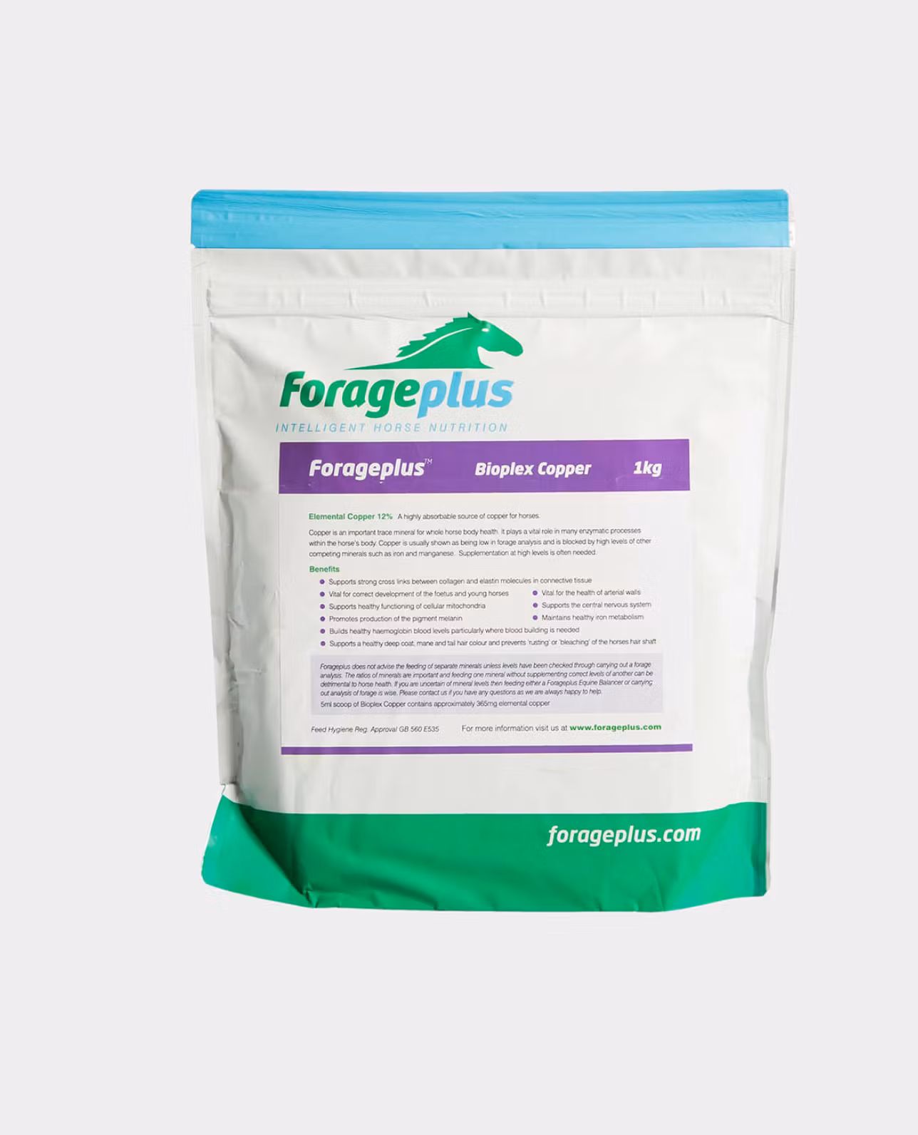 Forageplus Koppar, kelatproteinat, 1 kg