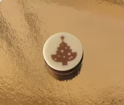 Julgran med nougat ganache, brandy & julkryddor (Innehåller NÖTTER)