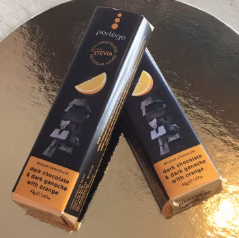 Perlege Sockerfria Mörk choklad & apelsin