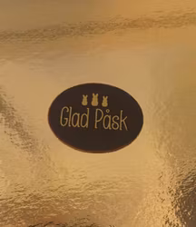 GLAD PÅSK (Dekoration i Choklad)