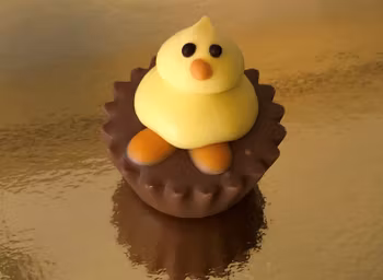 Cupcake Kyckling Nougatkrisp (INNEHÅLLER NÖTTER)