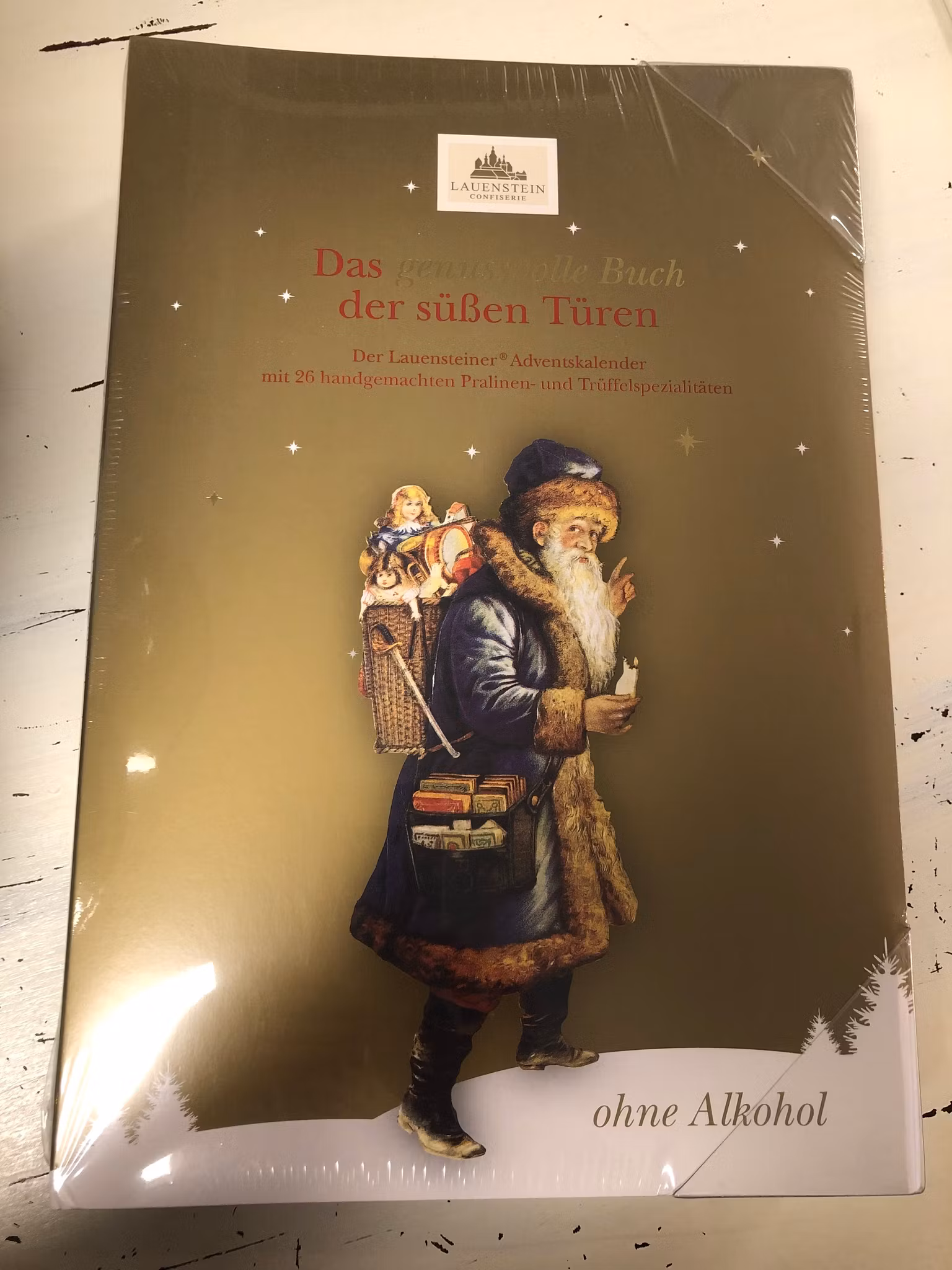 Adventskalender Choklad utan alkohol (INNEHÅLLER NÖTTER & GLUTEN)