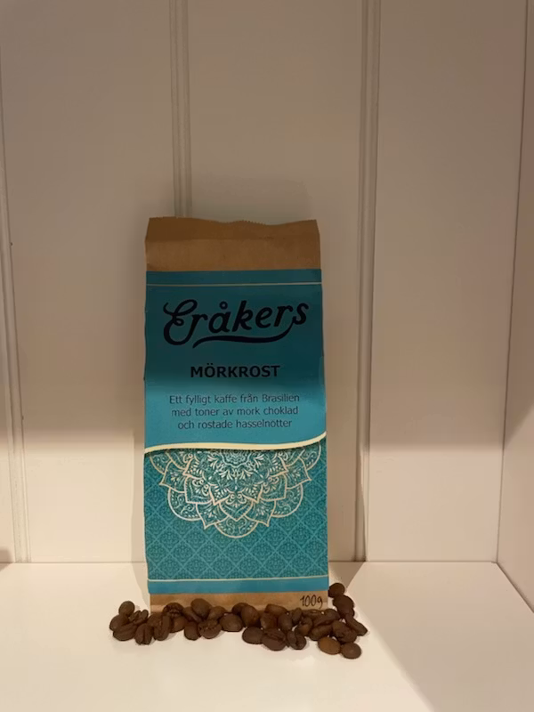 Slöinge kafferosteri Eråkers Blå-Mörkrost Brasilien 100g