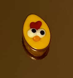 Kyckling påskägghalvor chokladkräm