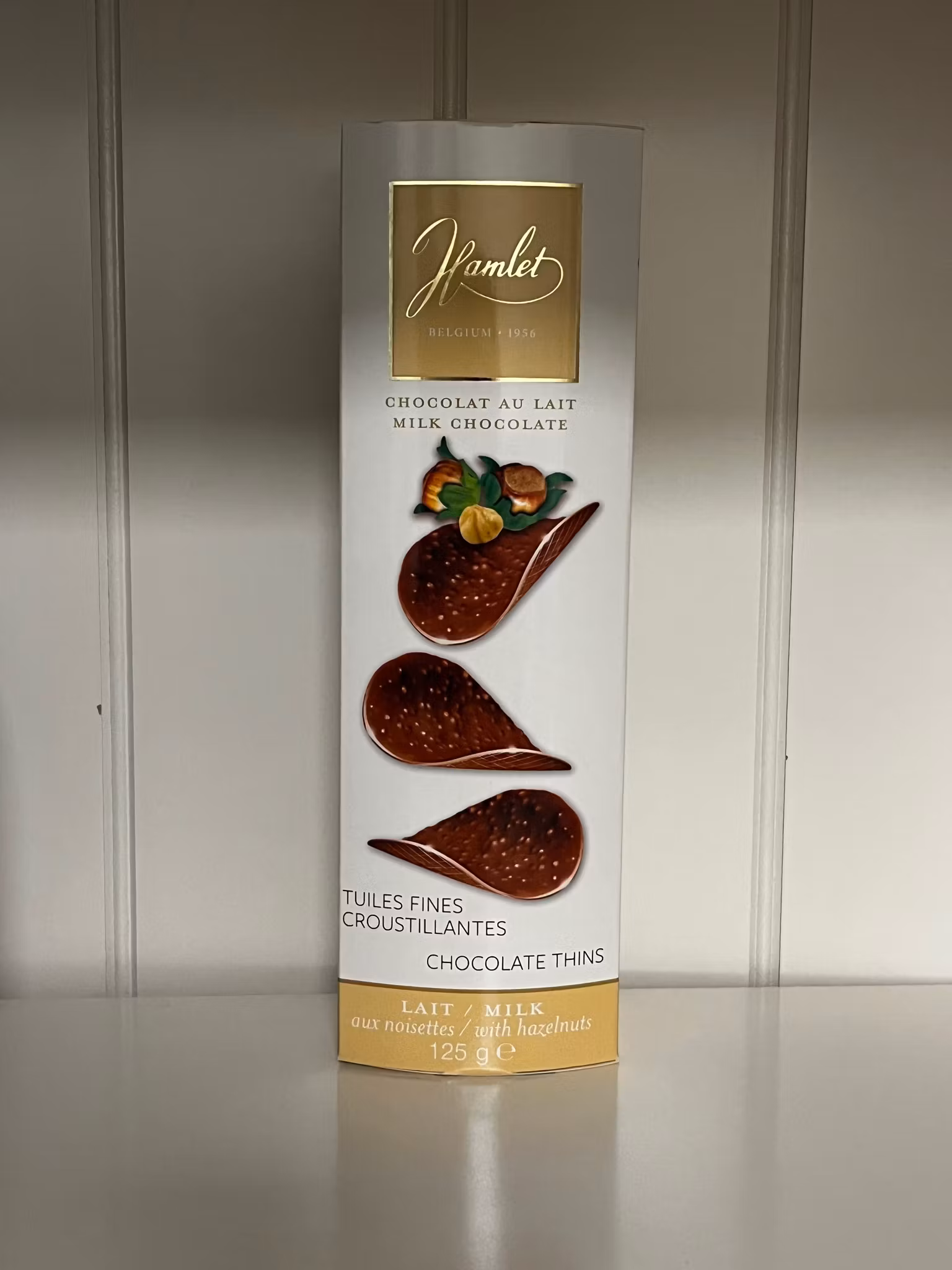 Chocolate thins med hasselnöt