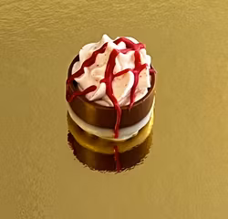 Hallon frozen yoghurt