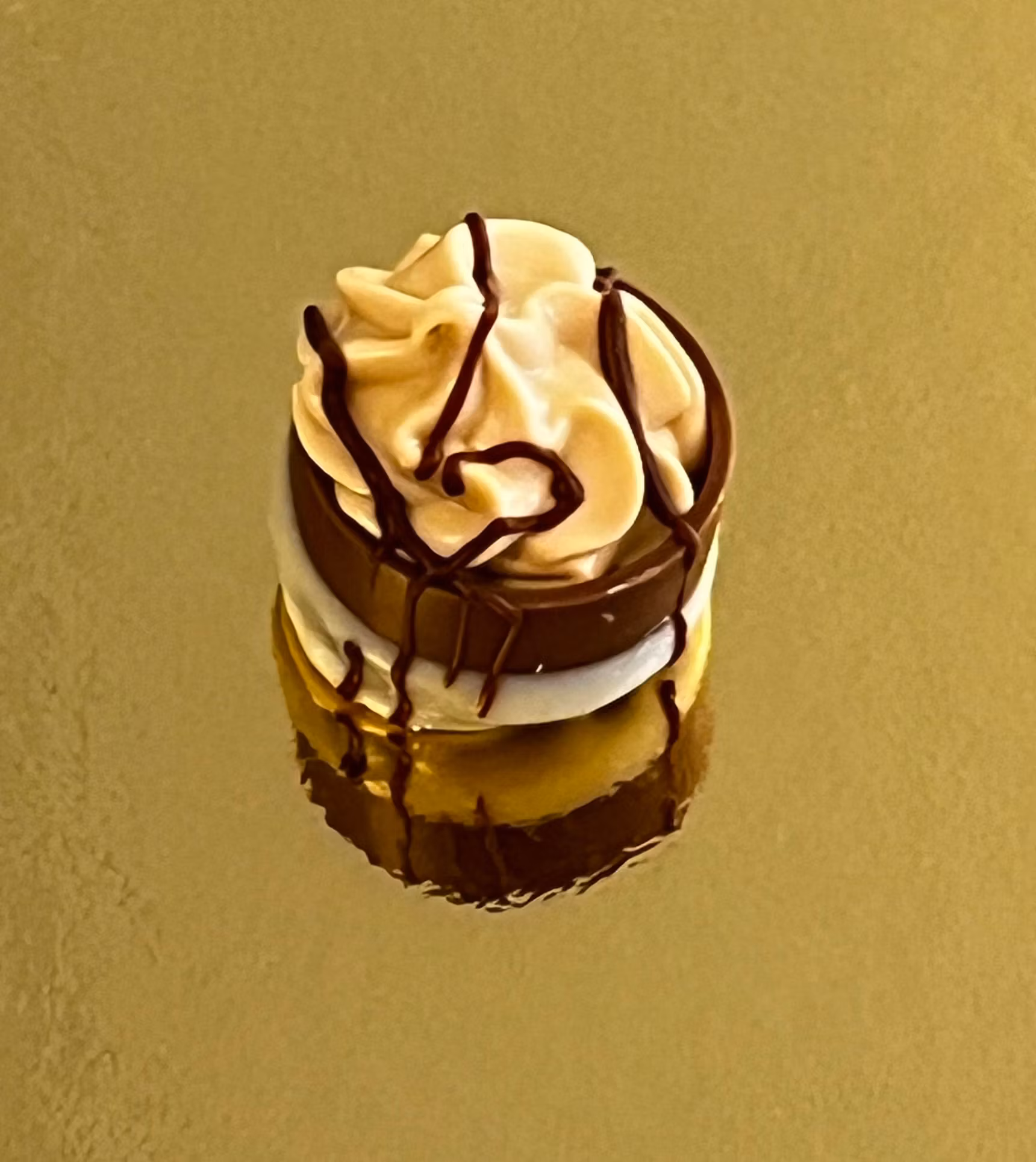 Karamell frozen yoghurt