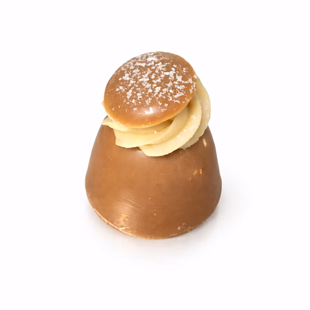 Vår egen: Semmelpralin (Innehåller MANDEL) PACKAS ENDAST I VIT ASK