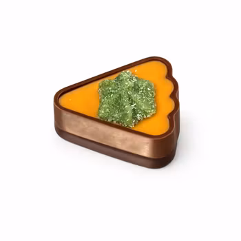 "Chokladtårtbit" (kanel, ingefära & tranbär)