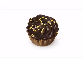 Cupcake Banana Split (Innehåller GLUTEN)