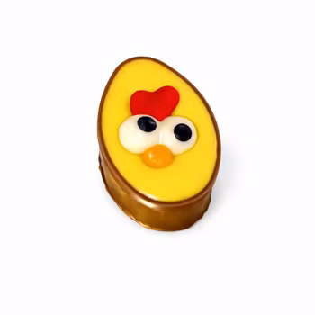 Kyckling påskägghalvor chokladkräm