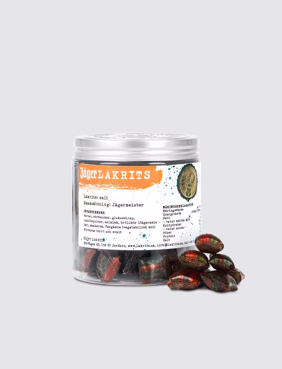 Haupt Lakrits: Jägerlakrits (hård karamell) 150g