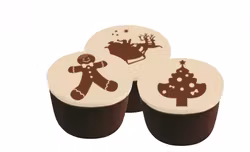 Nougat ganache, brandy & julkryddor (Innehåller NÖTTER)