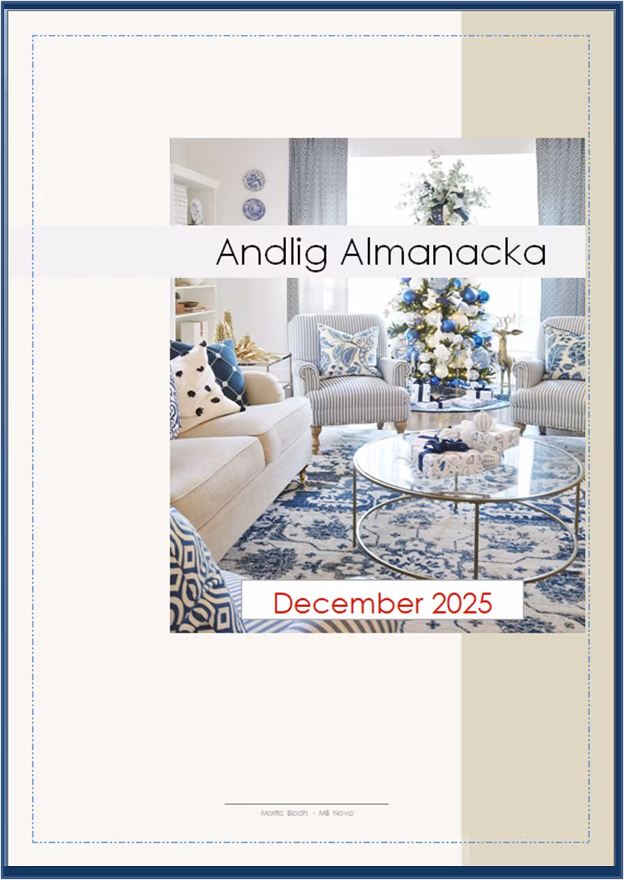 Andlig Almanacka December 2025