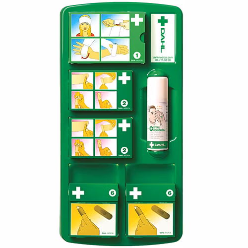Dahl Mini Första Hjälpen-tavla, beige innehåll