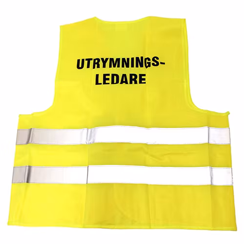 Väst Utrymningsledare, gul