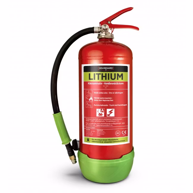 Housegard AVD LITHEX6 13A brandsläckare litiumbrand, 6l