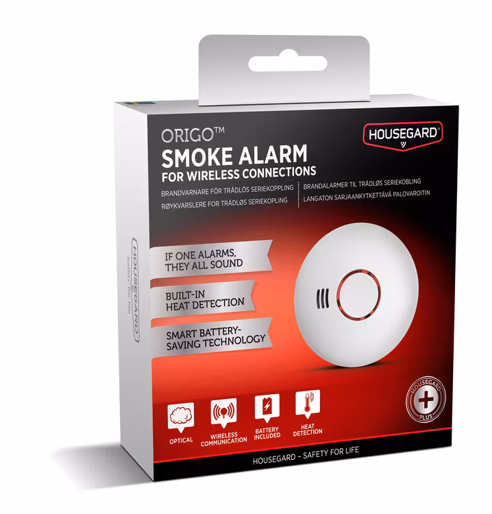 Housegard Origo trådlös brandvarnare